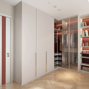 欧铂丽（OPPOLIA）全屋定制整装衣柜 卧室衣帽间衣物收纳柜储物柜 梳妆台一体衣橱 奢·星澜系列